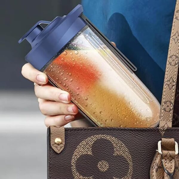 Qlect Portable USB Rechargeable Mini Blender – 6 Blades, 3 Gears for Smoothies