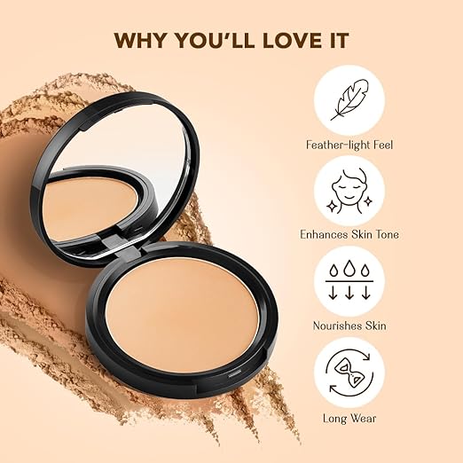 Lovechild Masaba 4-in-1 Mattifying Compact – Moisturizer, Primer, Coverage & Skin Repair (Deep)