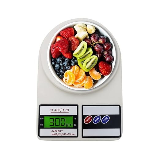 Atom 10Kg Digital Kitchen Scale with LCD Display – Home Baking & Cooking